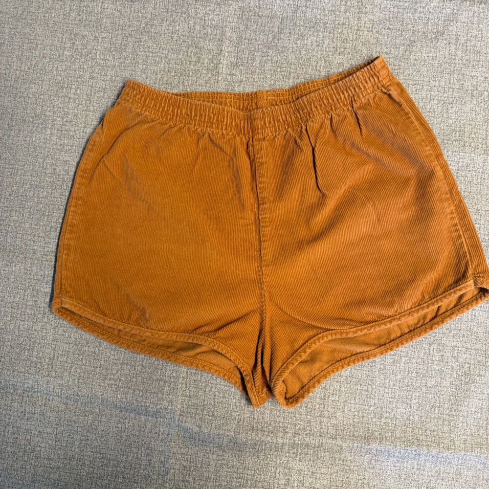 American Apparel brown Corduroy Athletic Shorts